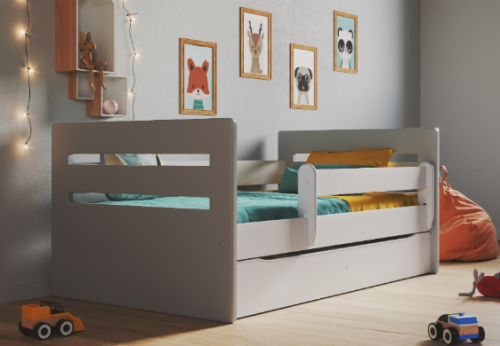 Lozeczko_Tomi_Mix_Szare_MEBLEDZIECIECE